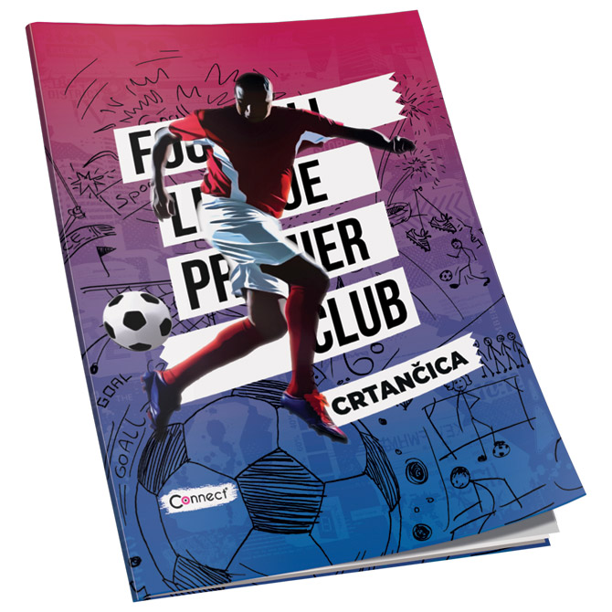 Obrazac školski crtančica za 1razred Premium Connect Boy