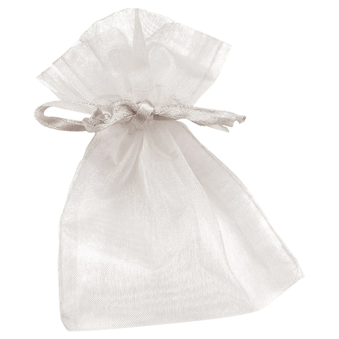 Vrećice ukrasne organdi 10x8 cm pk24 Knorr Prandell 21-6399410 bijele