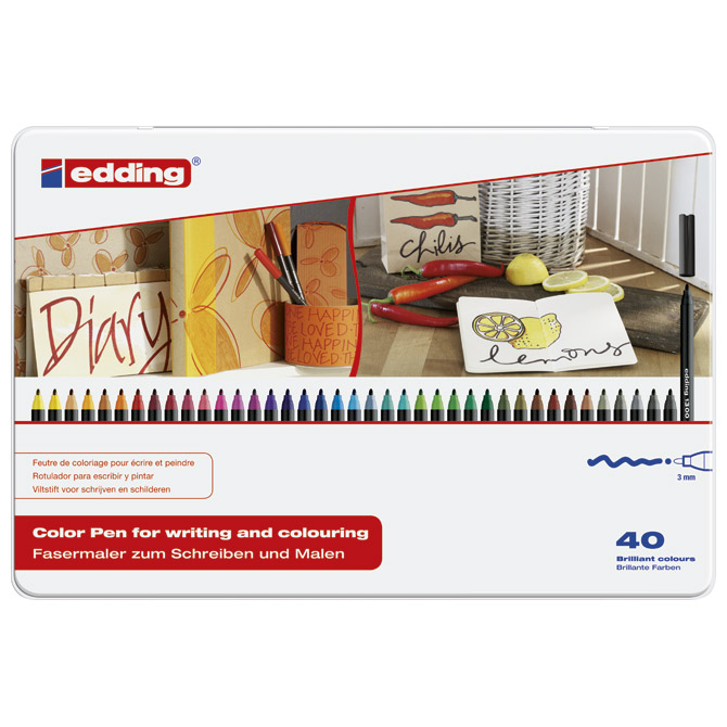 Flomaster fibrepen 3mm Edding 1300/40 S!!