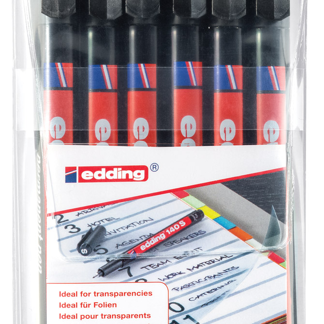 Marker OHP permanentni 0,3mm Edding 140 S/6 S