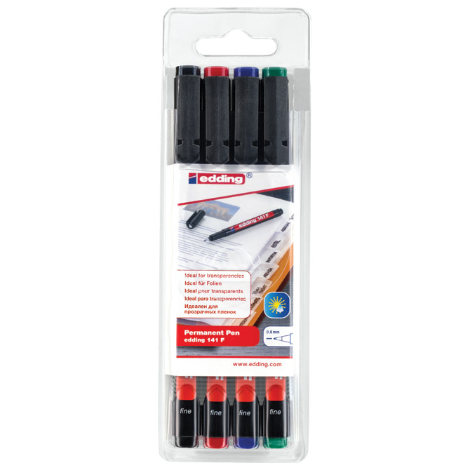 Marker OHP permanentni 0,6 mm Edding 141 F/4 S