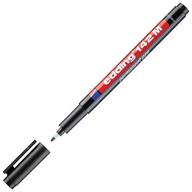 Marker OHP permanentni 1 mm Edding 142 M crni
