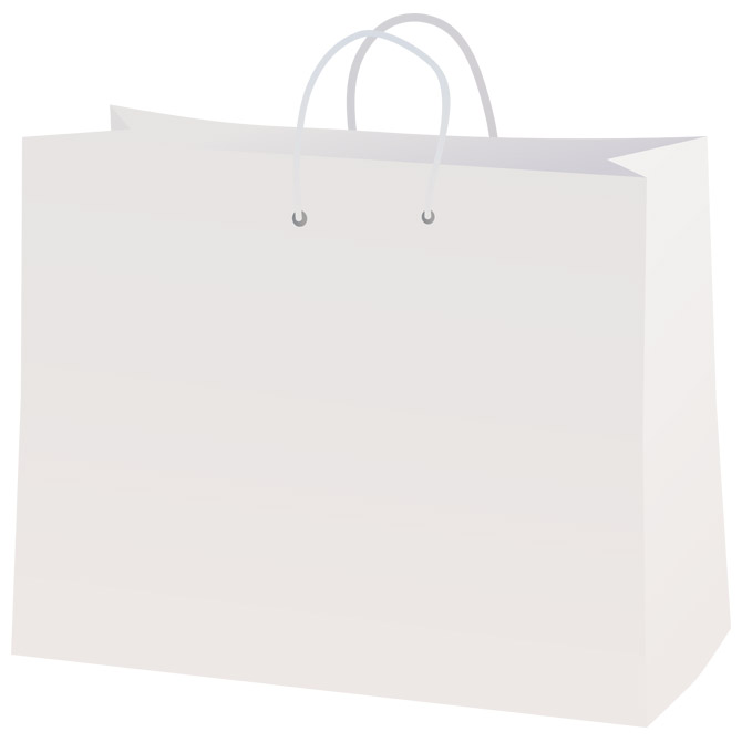 Vrećice ukrasne 24x16x7cm sjajna plastifikacija Coprint 422 bijele!!