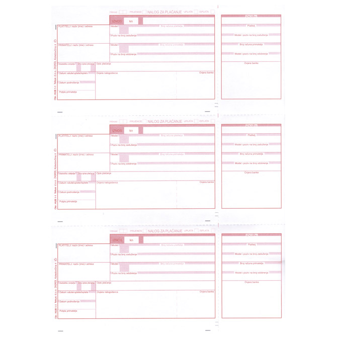 Obrazac HUB 3A Laser(s priznanicom) (4500) Fokus