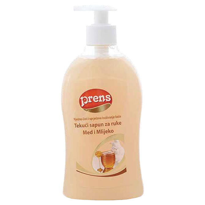 Sredstvo - sapun tekući  500ml Milk&Honey s pumpicom Prens