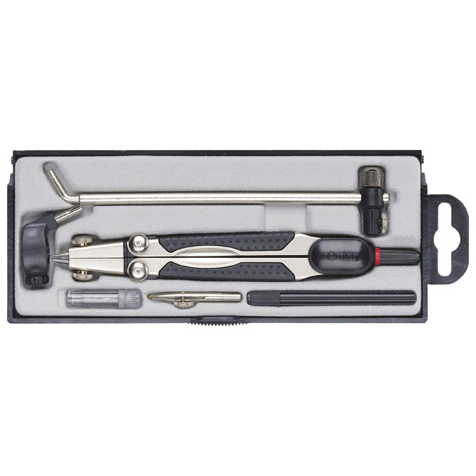 Šestar universal ergonomski s produžetkom set Rotring 676560 blister