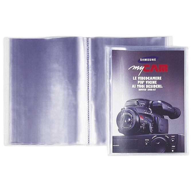 Mapa uložna varena A4 s  10 fascikli "U" + džep Favorit 05/2040-01 prozirna!!