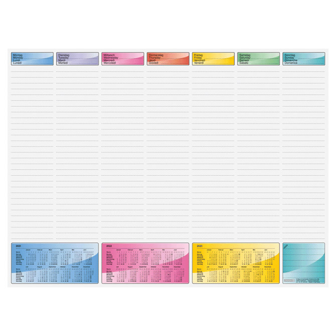 Mapa stolna-blok 59x42 cm 40listova Dataline Brunnen 10-70128