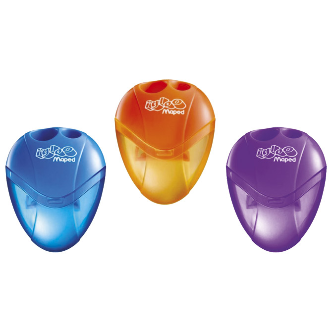 Šiljilo pvc s pvc kutijom 2rupe I-gloo Maped 534756 sortirano!!