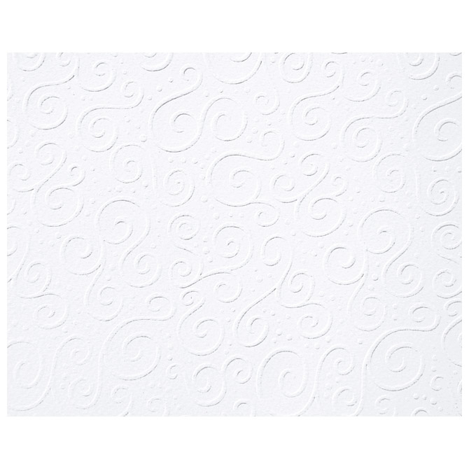 Papir ukrasni s uzorkom A4 220g pk20 Primavera Milano Heyda 20-47726 25 bijeli