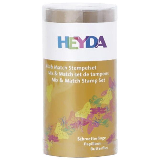 Žig s motivom 6 uzoraka drveni Leptir Heyda 20-48884 43!!