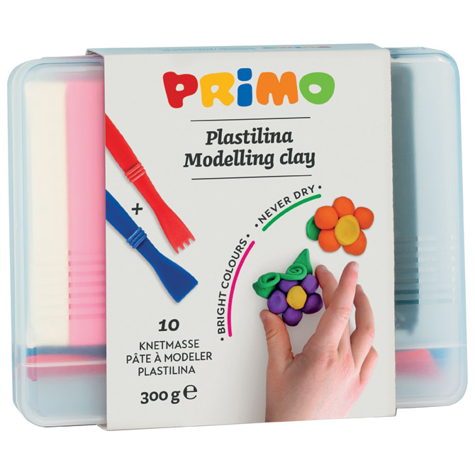 Plastelin 10bojax30g+2nožića/poly Primo CMP.267CP10P!!