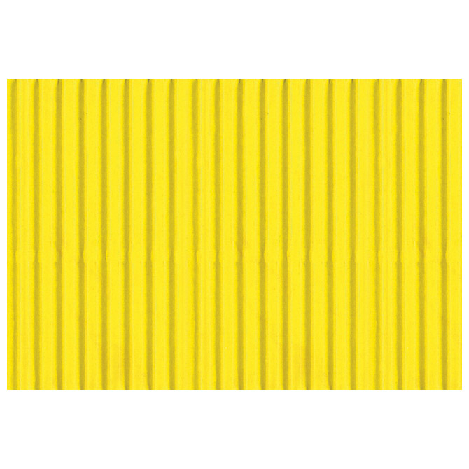 Papir ukrasni dvoslojni rebrasti B2 pk10 300g Heyda 20-47132 15 limun žuti