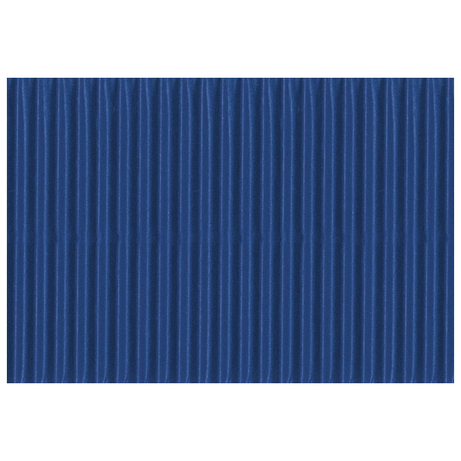 Papir ukrasni dvoslojni rebrasti B2 pk10 300g Heyda 20-47132 35 plavi