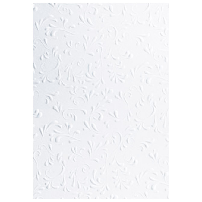Papir ukrasni s uzorkom A4 220g pk20 Roma Heyda 20-47726 15 bijeli