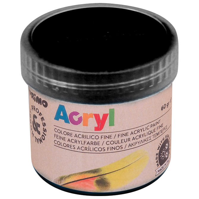 Boja tempera akrilna  60g CMP.403TA50800 crna!!