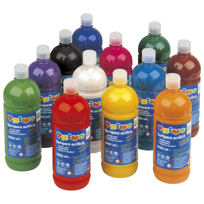 Boja tempera akrilna 1000ml CMP.404TA1000310 tamno crvena