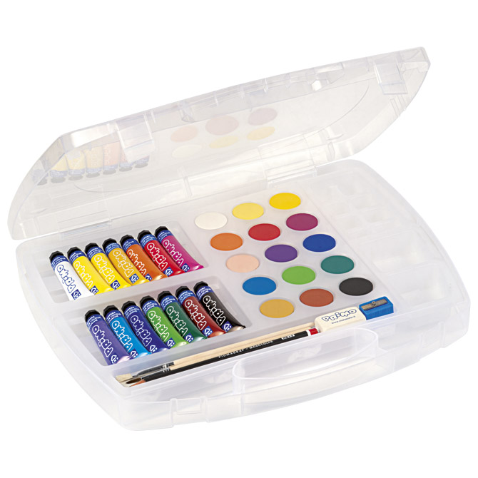 Boja tempera 12ml x14+vodene x15 CMP.272CS2P+pribor!!