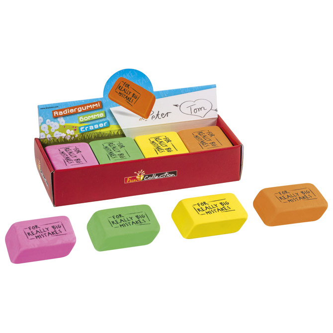 Gumica Big Mistakes 7x5cm (4boje) Brunnen 10-27343 sortirano!!