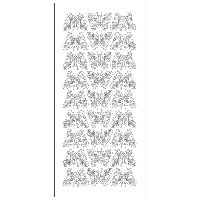 Naljepnice ukrasne papir Leptir Knorr Prandell 1526074 zlatne