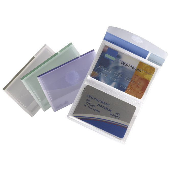 Etui za vizitke 8 džepova 16 kartica Tarifold 510299 prozirno sortirano!!