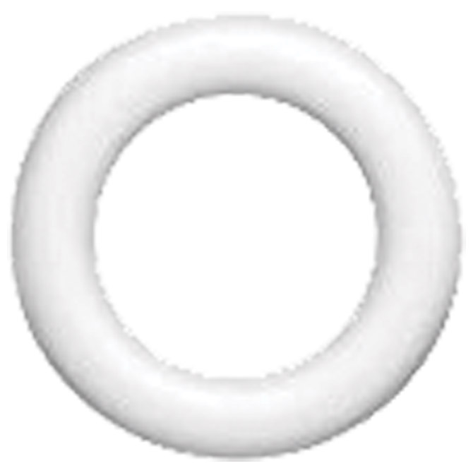 Ukras od stiropora 15cm vijenac-pola pk4 Knorr Prandell 21-6759351 bijeli