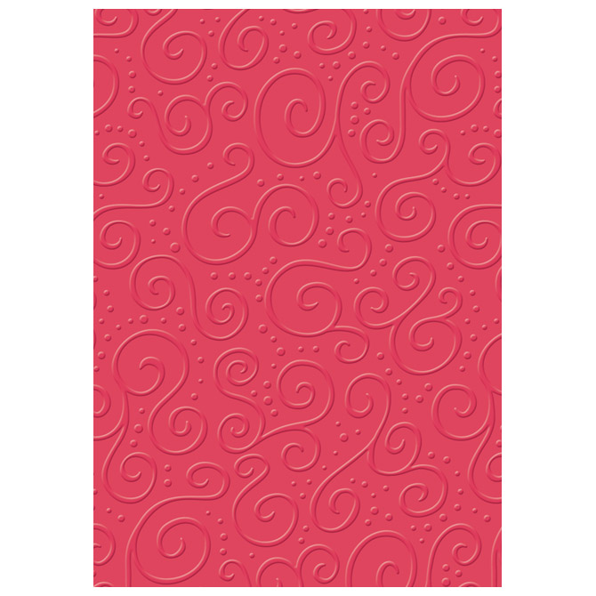 Papir ukrasni s uzorkom B2 220g pk10 Milano Heyda 20-47722 62 crveni