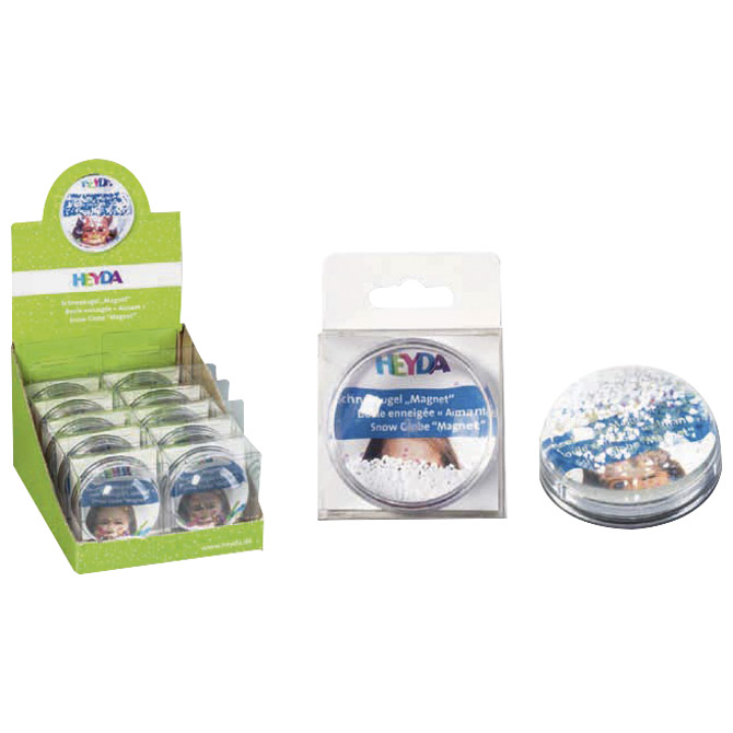 Kugla s vodom za fotografije sa glitterom+magnet Heyda 20-48884 09!!