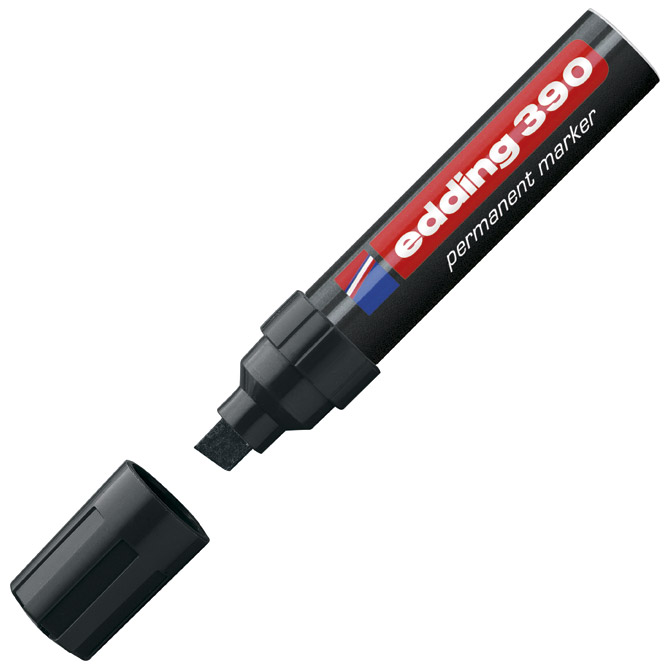 Marker permanentni 4-12 mm Edding 390 crni