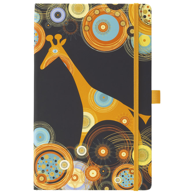 Notes Ivory  9x14cm crte s gumicom Animal graphic 03-003 žirafa!!