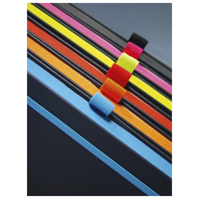 Notes Ivory  9x14cm crte s gumicom Black Color Q21AM-006 crno/pink!!