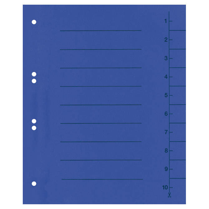 Pregrada kartonska A4 250g pk100 Fornax plava!!