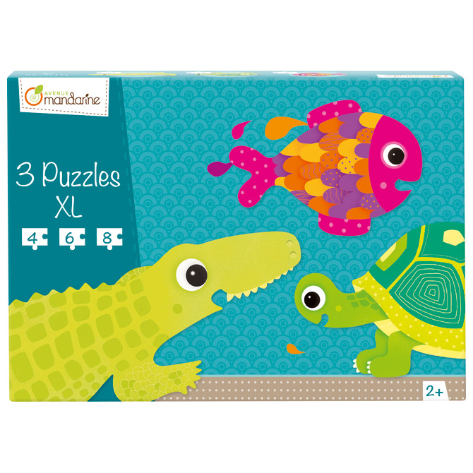 Igračka puzzle XL(3 komada-vodozemci) Avenue Mandarine Clairefontaine 42700O!!