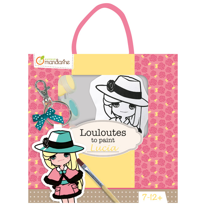 Privjesak za bojanje(djevojčice) u vrećici Avenue Mandarine Clairefontaine PP023O!!