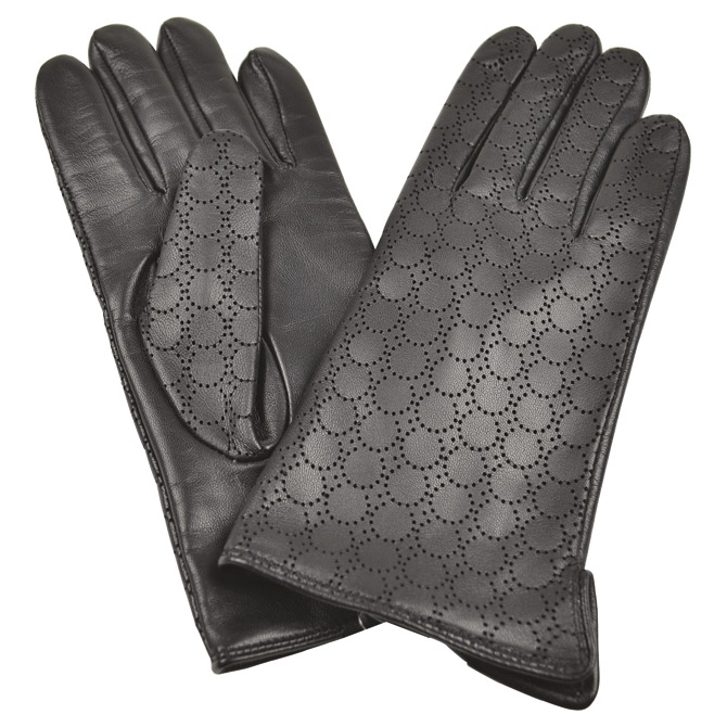 Rukavice kožne ženske Galko 71-0073-R01 crne XL!!