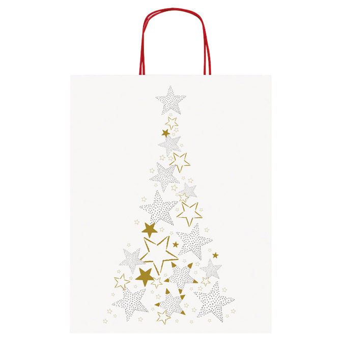 Vrećice ukrasne 26x34,5x12cm novogodišnje Rex-Saul Sadoch SDX26-436!!