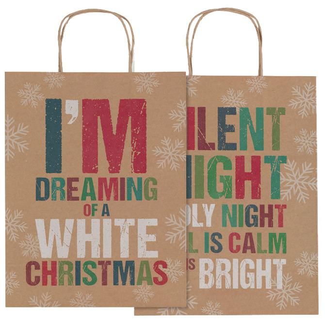 Vrećice ukrasne 36x41x12cm novogodišnje Rex-Saul Sadoch SDX36-541!!