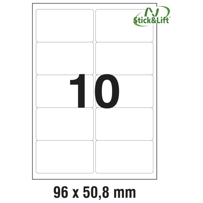 Etikete ILK  96x50,8 mm odljepljive pk25L Zweckform L4744REV-25