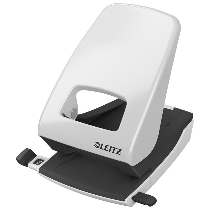 Bušač 2 rupe do  40 listova Leitz 51380385 sivi