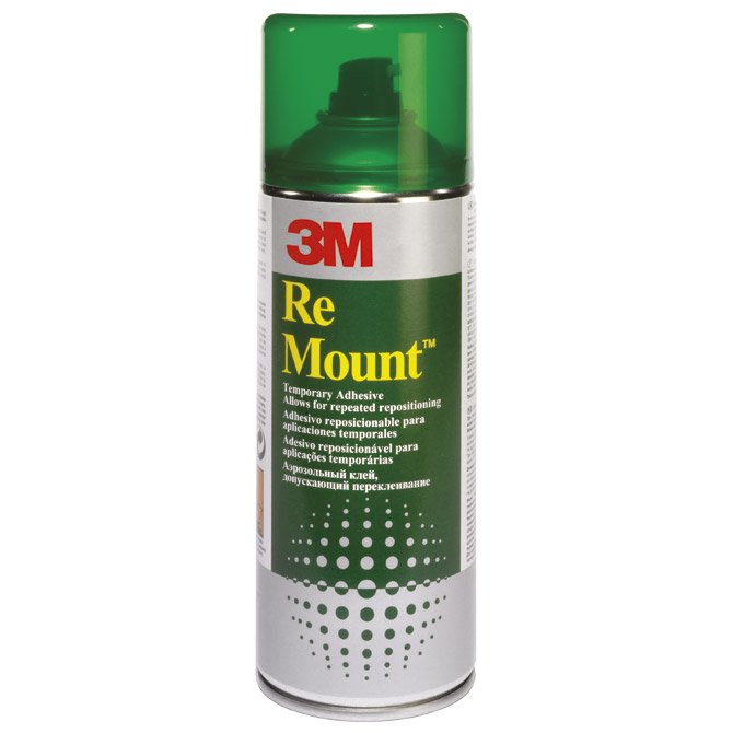 Ljepilo u spreju 400ml Re Mount 3M.7025