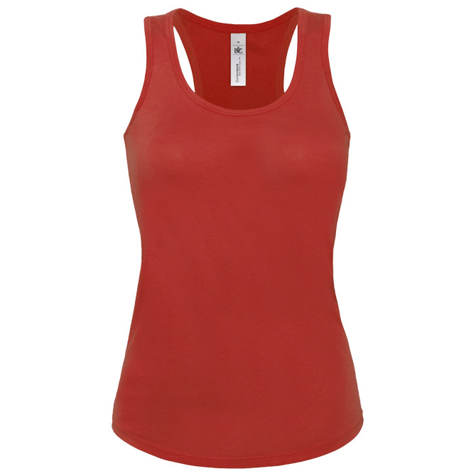 Majica bez rukava ženska B&C Patti Classic 120g crvena S!!