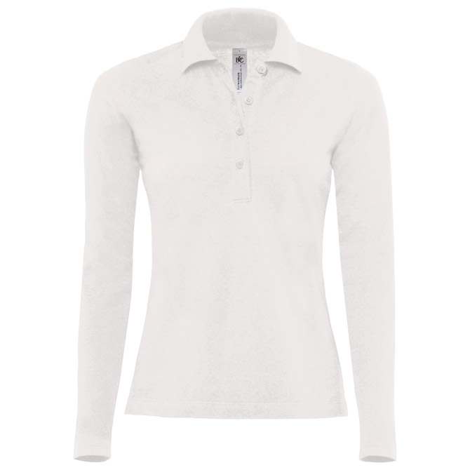 Majica dugi rukavi B&C Safran Pure LSL Women 180g bijela L!!