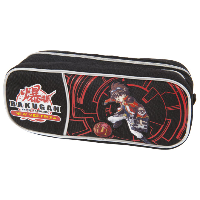 Pernica vrećica/pravokutna Bakugan Target 11-1883 crveno-crna!!