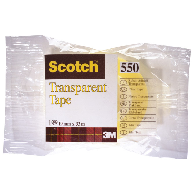 Traka ljepljiva 15mm/33m Scotch 550 3M.prozirna!!