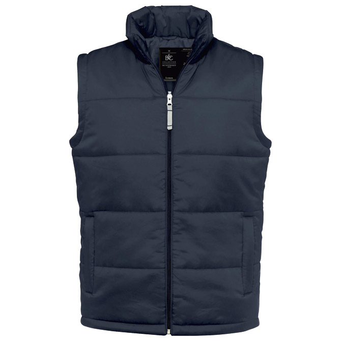 Prsluk zip muški B&C Bodywarmer/men tamno plavi L!!