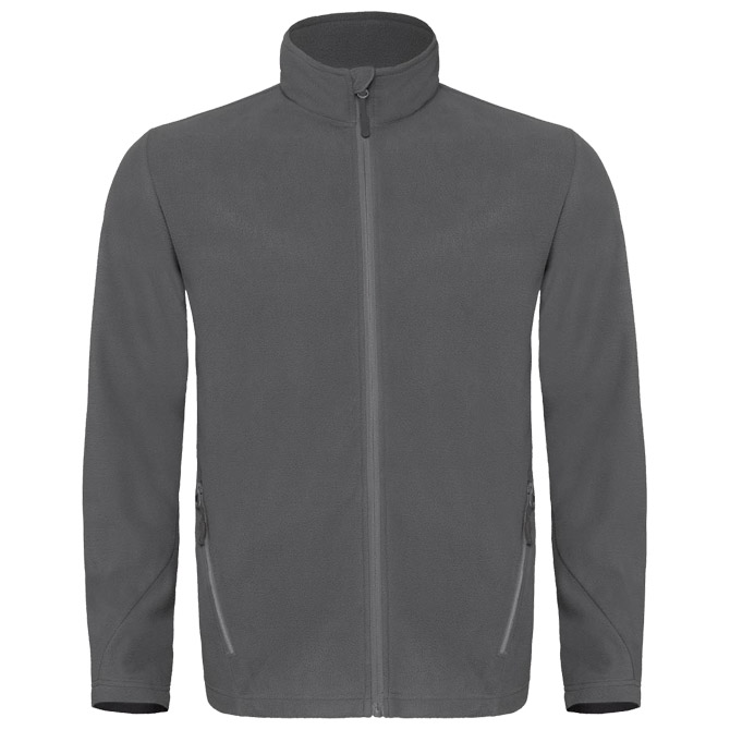 Jakna zip-microflis muška B&C Coolstar 170g puna siva S!!