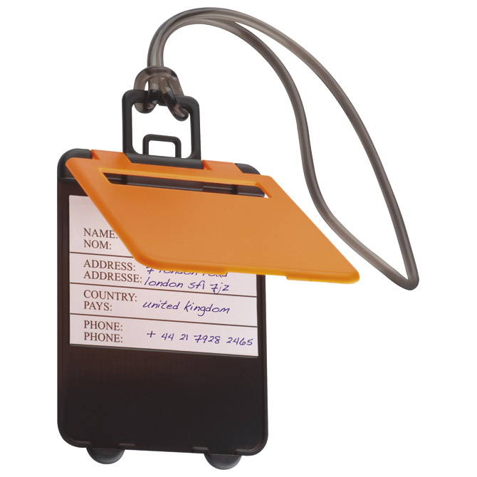 Privjesnica za prtljagu za osobne podatke narančasta!!