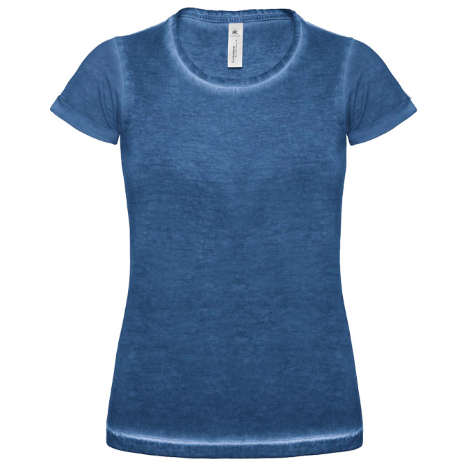 Majica kratki rukavi B&C DNM Plug In/women plava XL!!