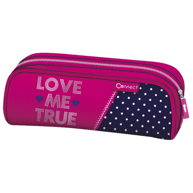Pernica vrećica/pravokutna Love jeans Connect rozo-plava!!