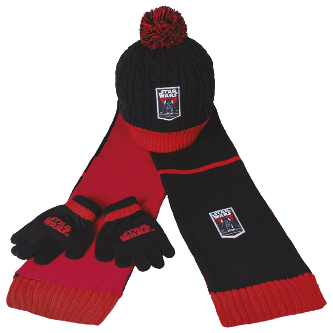 Šal+kapa+rukavice Star Wars Cerda 2200000541!!
